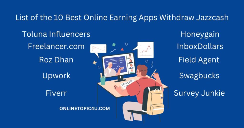 List of the 10 Best Online Earning Apps Withdraw Jazzcash