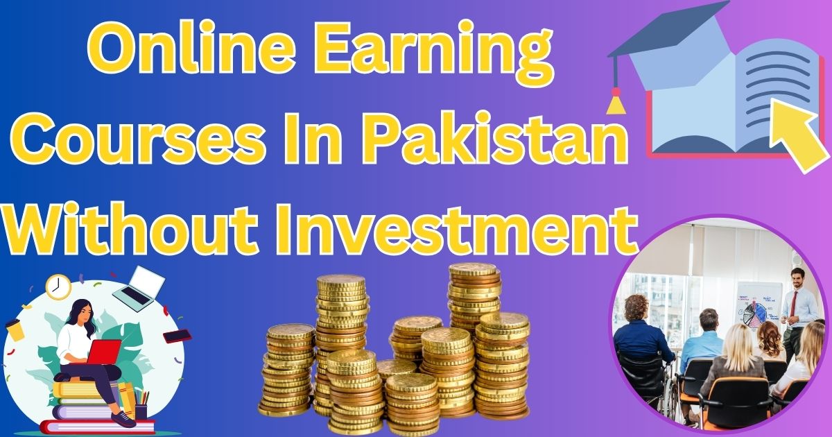 Online Earning Courses In Pakistan Without Investment