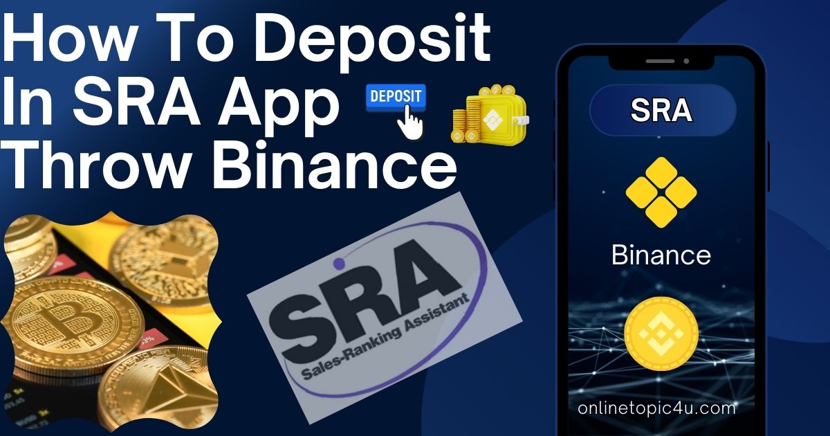 How To Deposit In SRA App Throw Binance