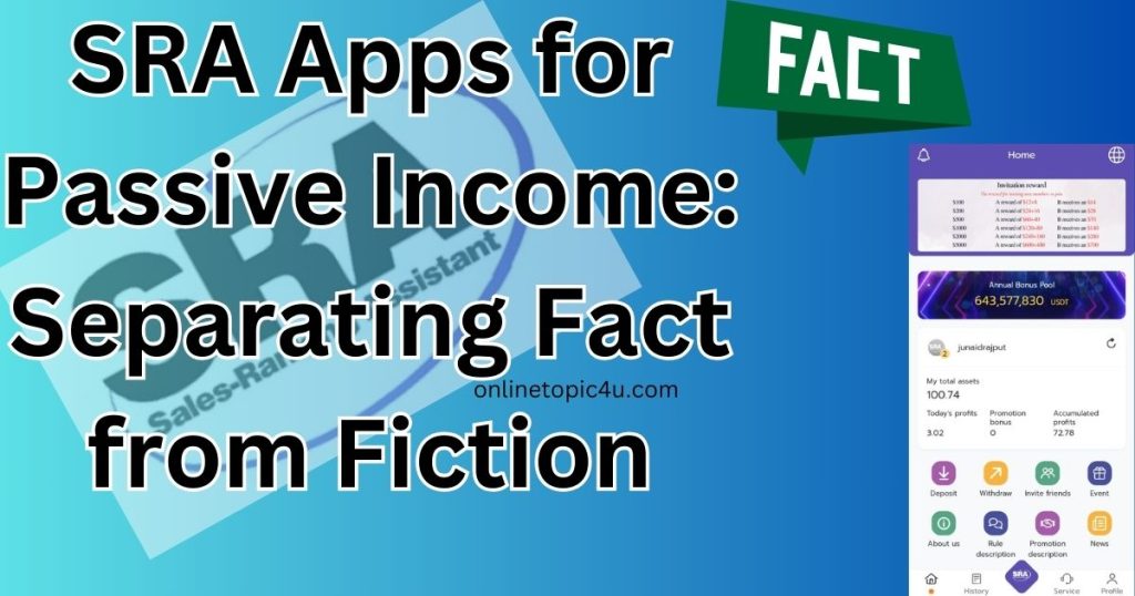 SRA Apps for Passive Income: Separating Fact from Fiction